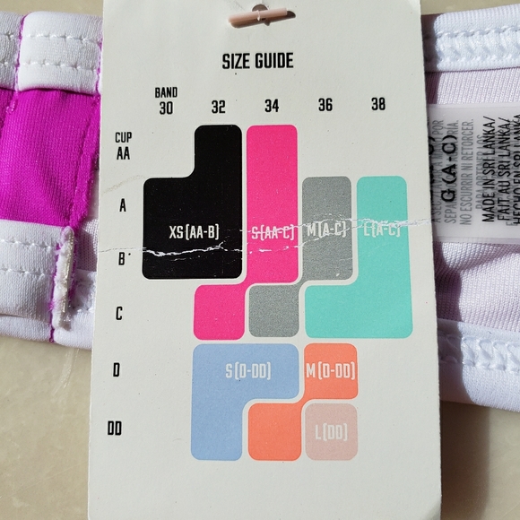 PINK Victoria's Secret Swimwear Bundle Push Up Top L + Itsy Bikini Bottom S NWT - Picture 5 of 16